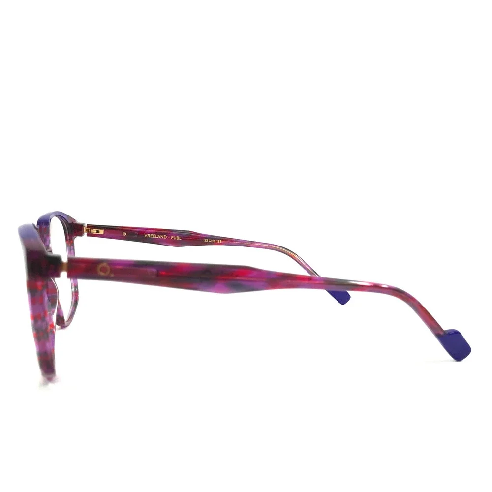 Etnia Barcelona Eyeglasses Frames VREELAND FUBL Fuchsia Blue Square 53-16-138